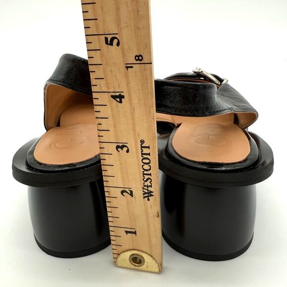 Ganni Black Feminine Buckle Slingback Pumps Grunge Classy NWOB 40 US 10 - Picture 5 of 6